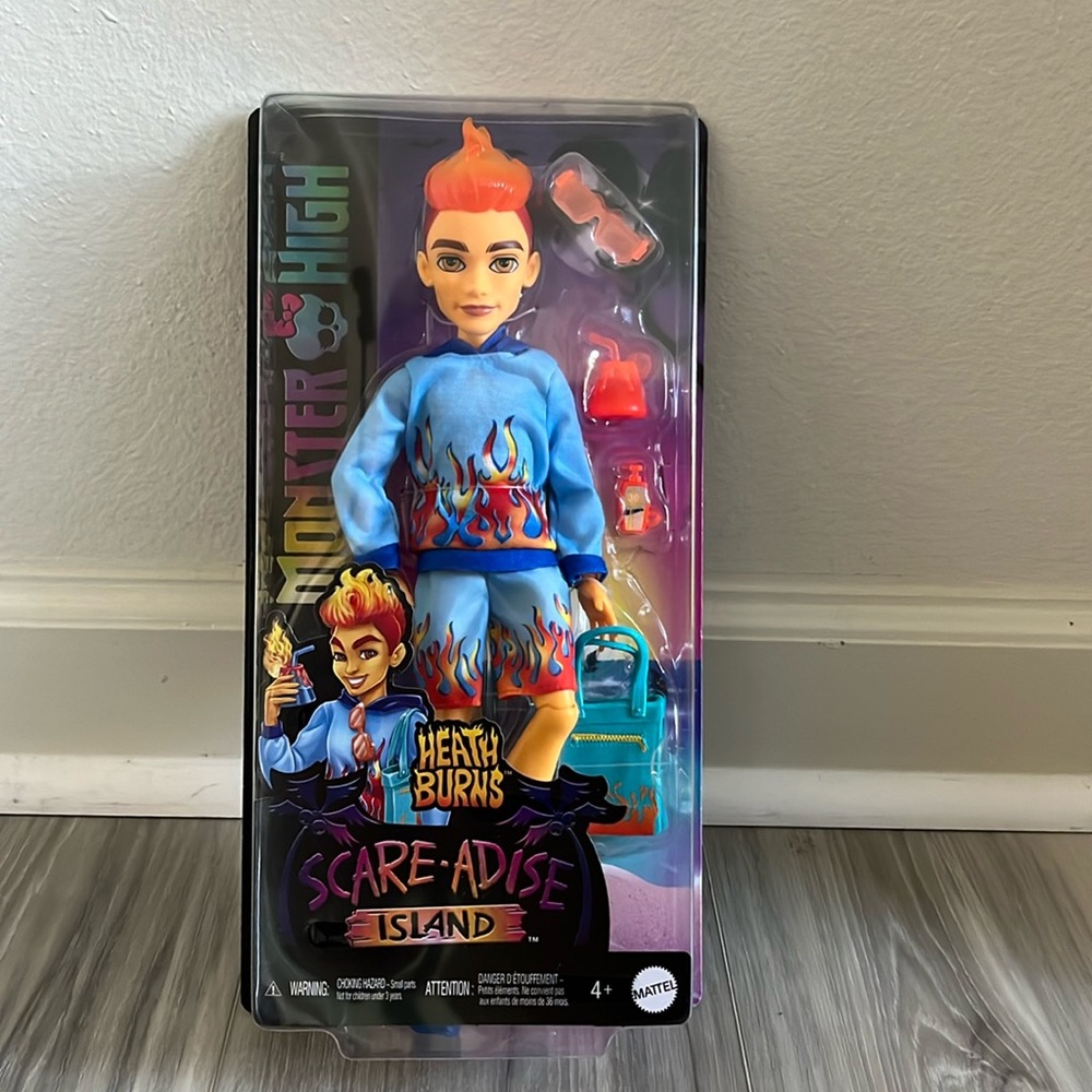Heath Burns doll Monster High Gen3 2023